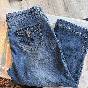 Roz & Ali Classic Blue capris